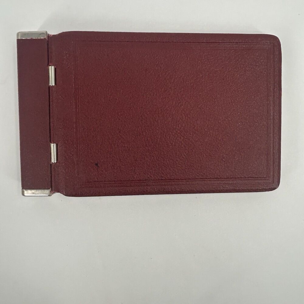 Vintage Wilson Jones Ruby Ledger Outfit Binder Book 0200-08 Pages Fast Shipping